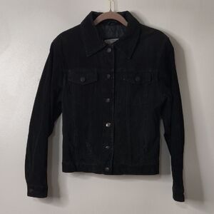 Wilda Black Denim Jacket